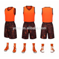 оптовая оранжевый баскетбол униформа дизайн